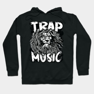 Trap Music Lion Graphic Rap Hip Hop Techno R&B Hoodie